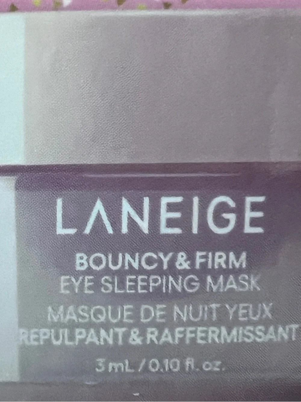 LANEIGE Bouncy & Firm Mini Skin Treats Set - Pink & Gold Accents